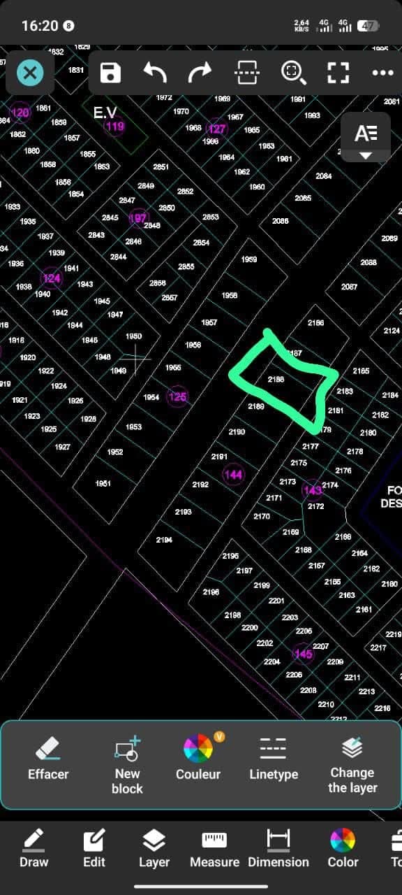 Terrain de 1000 m² à vendre à Bouaké Okaville