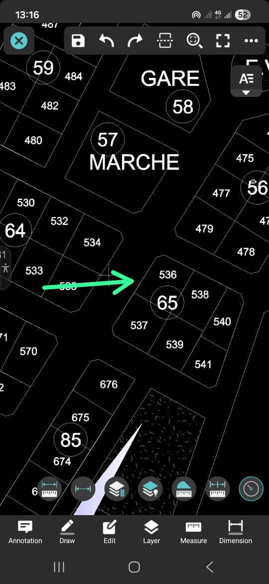 Terrain de 600 m² à vendre à Tchelekro (lotissement Kouadiokouamékro)