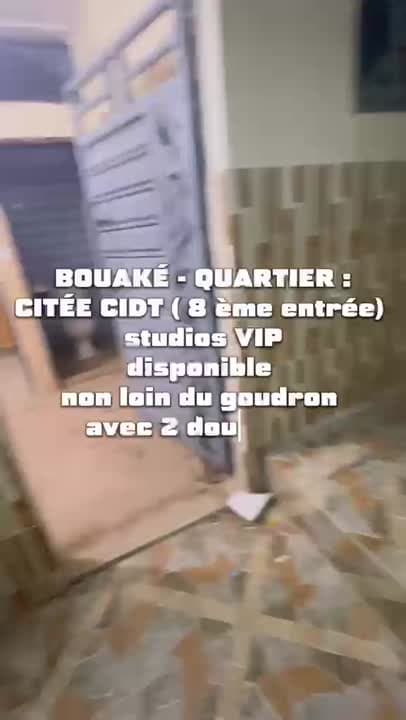 Studio VIP à louer à Cité CIDT